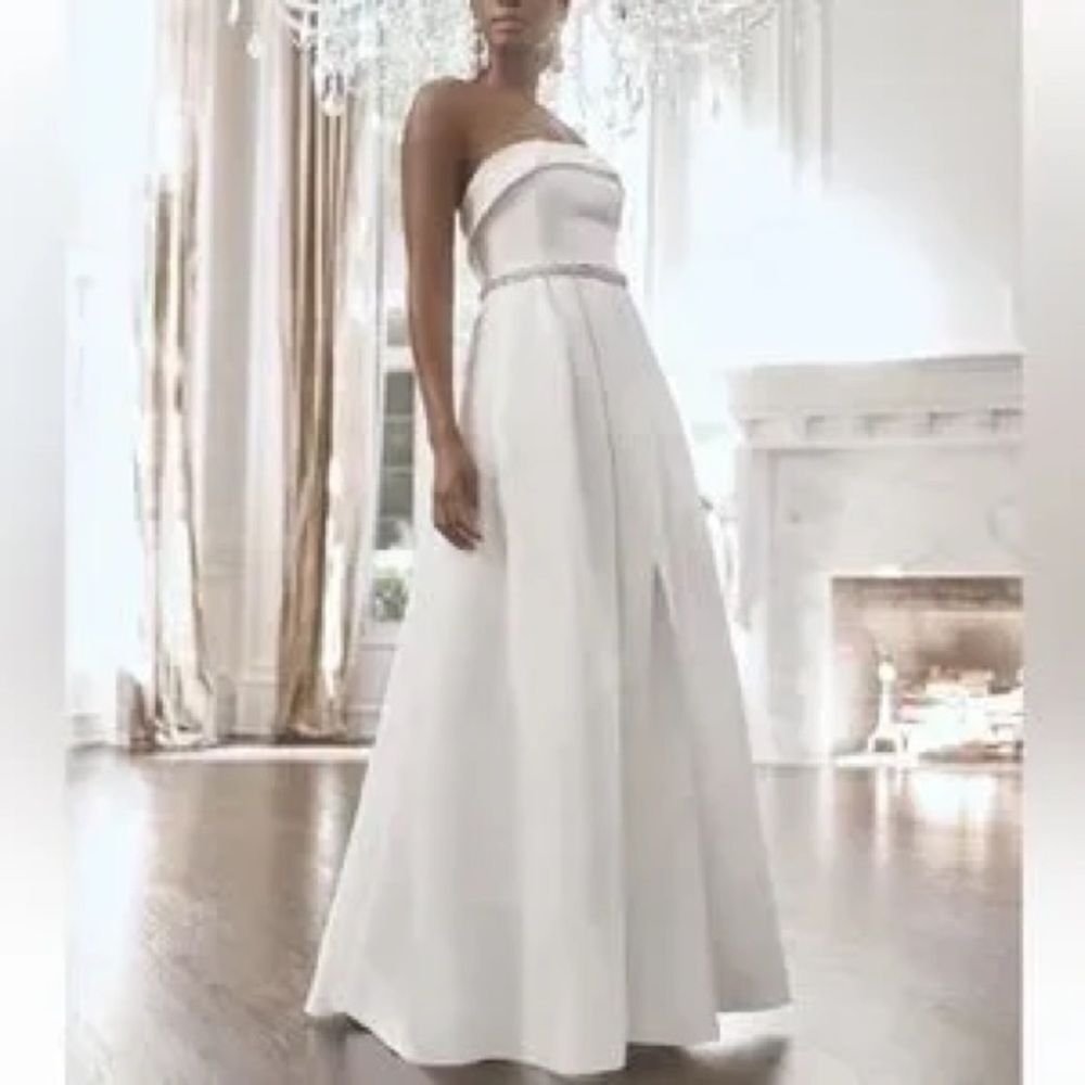 Anthropologie Sachin & Babi Brielle Strapless Embellished A-Line Gown/ size 6 - Picture 6 of 15